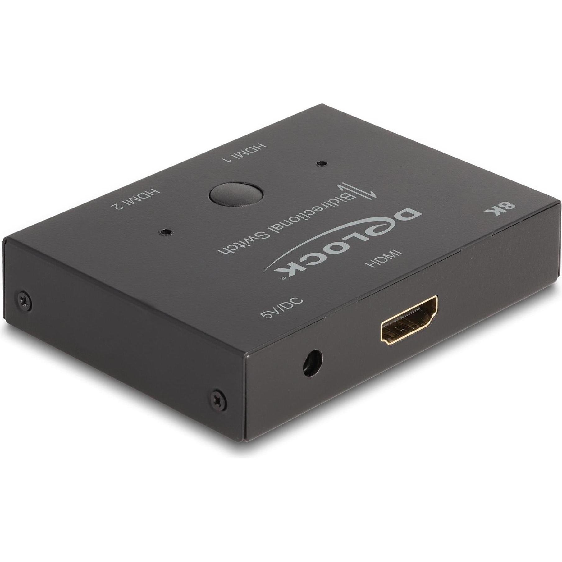 Thumbnail - Delock Umschalter 2-1 8K 60 Hz HDMI, Anzahl Eingänge, Switch Box