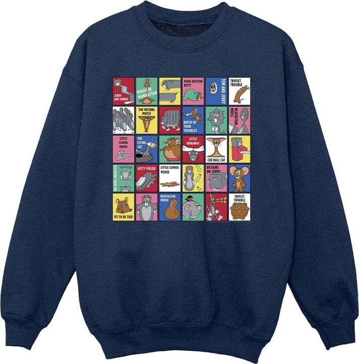 Produktbild Tom & Jerry Grid Squares Sweatshirt Mädchen (152, 158)
