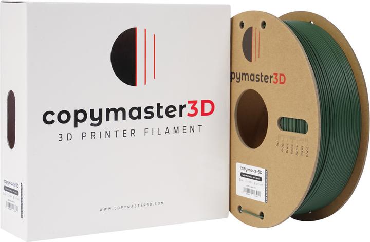 Actual product image Copymaster3D Turbo PLA Carbon 3D printer filament, 1.75 mm, olive green (PLA, 1.75 mm, 1262 g)