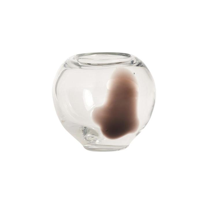 Produktbild OYOY Living Vase Jali klein 14 cm, Choko (1 x, 16 x 19 x 19 cm, 5.78 l)