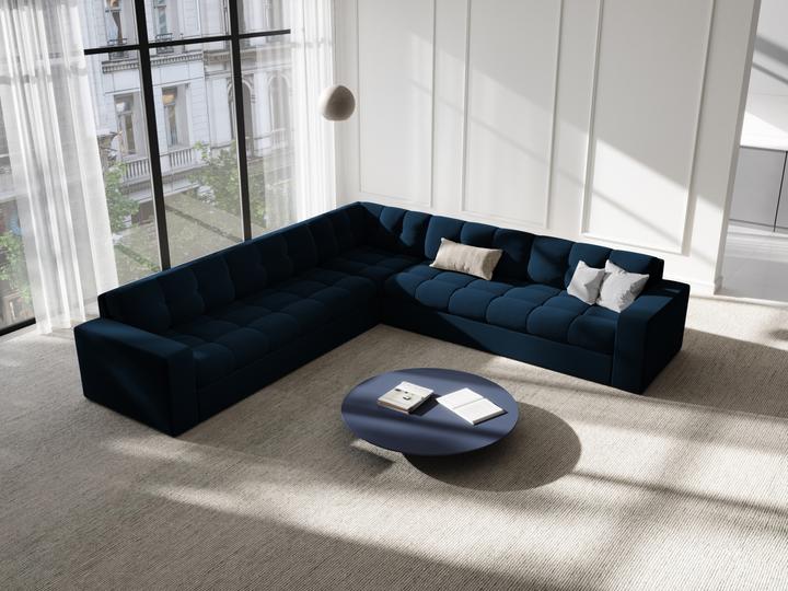 Immagine prodotto CXL by Christian Lacroix Divano angolare simmetrico in velluto, "Yohan", 5 posti, 236x236x72 Realizzato in Europa (Divano ad angolo)