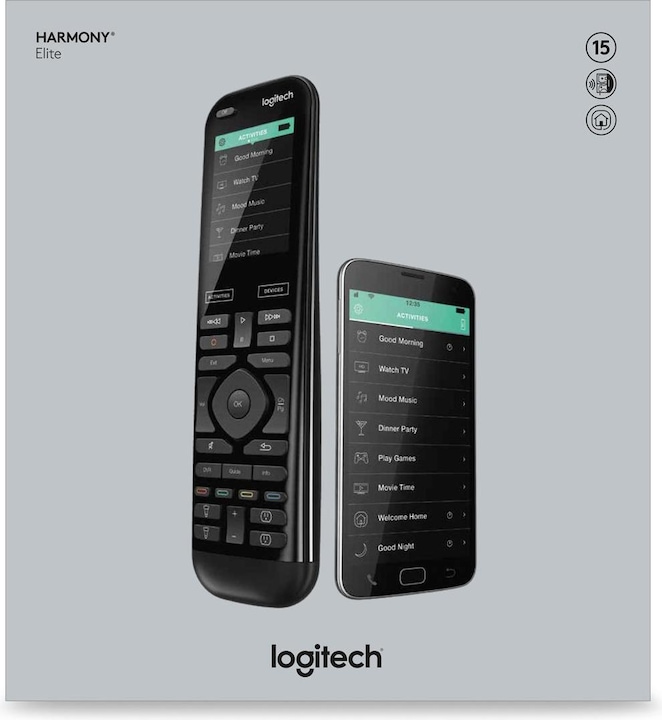 Produktbild Logitech Harmony Elite (Universal Fernbedienung, Infrarot, Bluetooth)