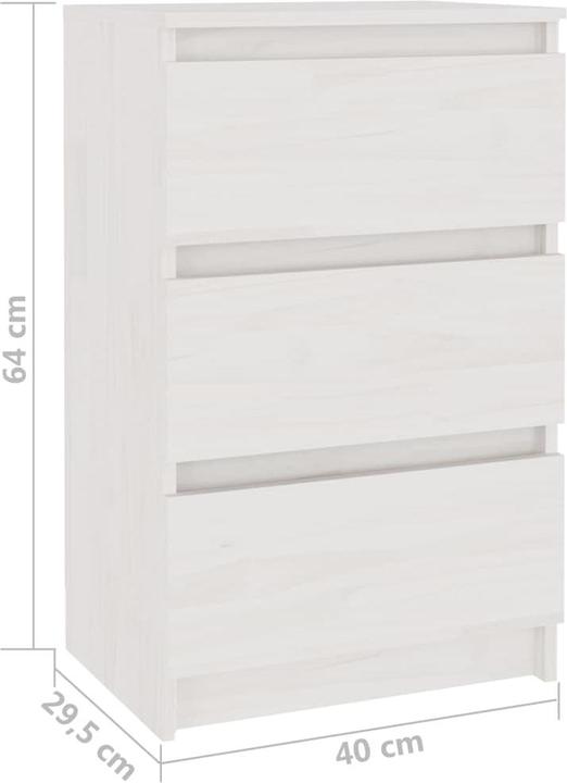 Immagine prodotto vidaXL Nachttisch (29.50 x 29.50 x 64 cm)