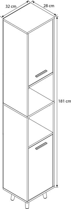 Produktbild VCM Landos (32 x 28 x 181 cm)
