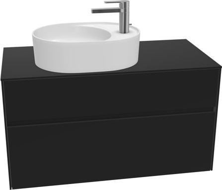 Actual product image Villeroy & Boch Collaro washbasin cabinet 1000x548x500 mm, 2 drawers, for washbasin left, C0550 (107 x 62 x 57 cm)