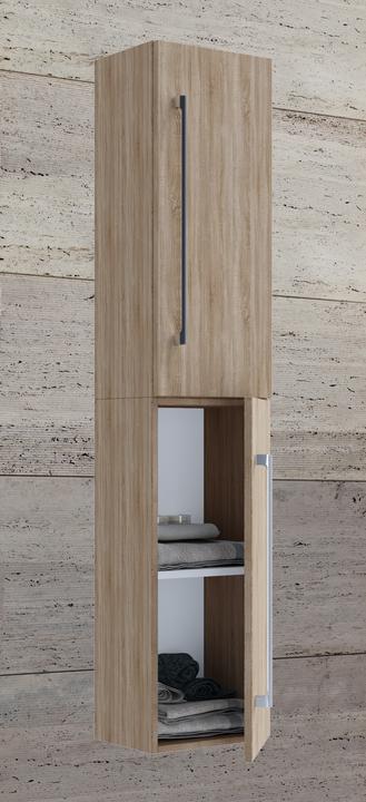 Immagine prodotto VCM Mobili da bagno in legno Armadio alto Badinos 2 ante a battente (33 x 22 x 150 cm)
