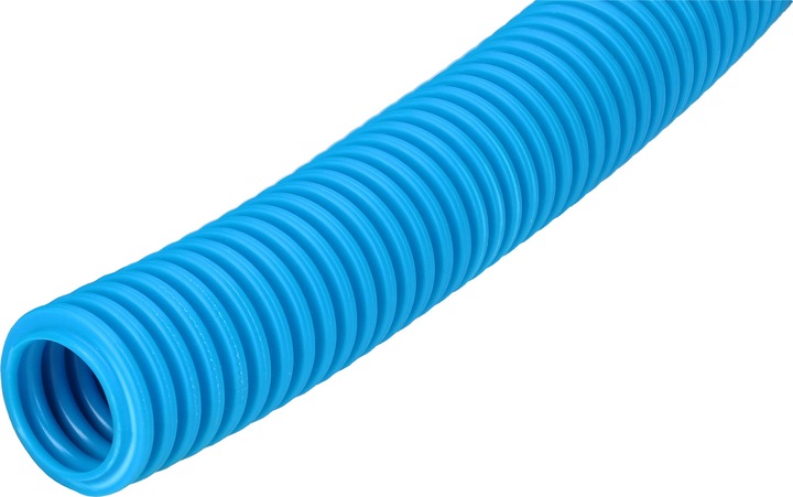Actual product image Max Hauri Electric corrugated conduit M25 L=50m blue (5000 cm)