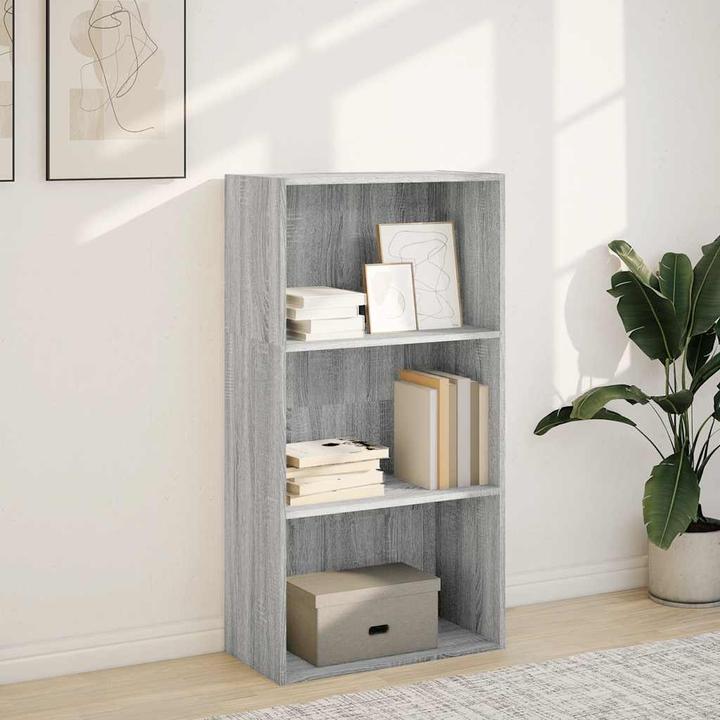 Image du produit VidaXL Bücherregal Regal Standregal Büroregal Aufbewahrungsregal Grau Sonoma (60 x 30 x 114 cm)