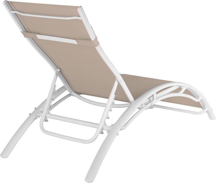Image du produit tectake Chaise longue de jardin (158 cm)