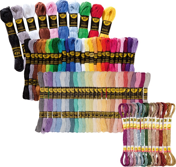 Actual product image Folia Embroidery thread set (8 m)