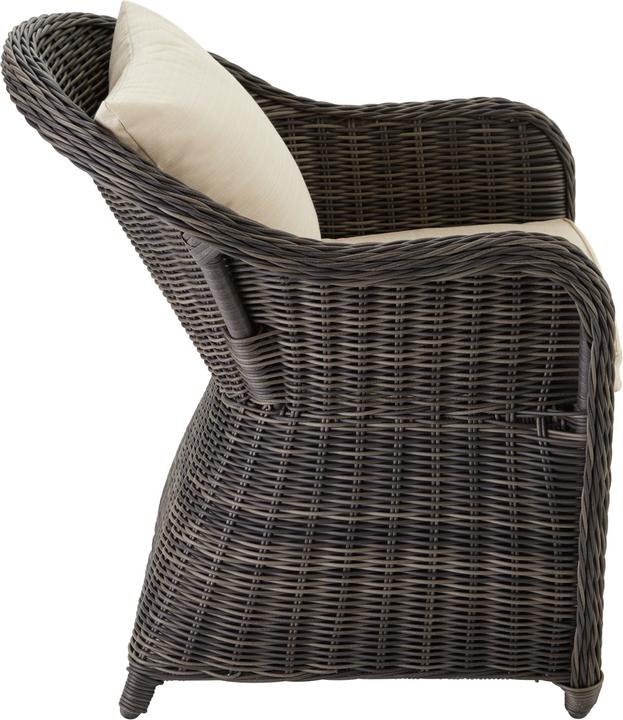 Produktbild tectake Rattan Sitzgruppe Zürich 4+1 (91 x 73.50 cm)