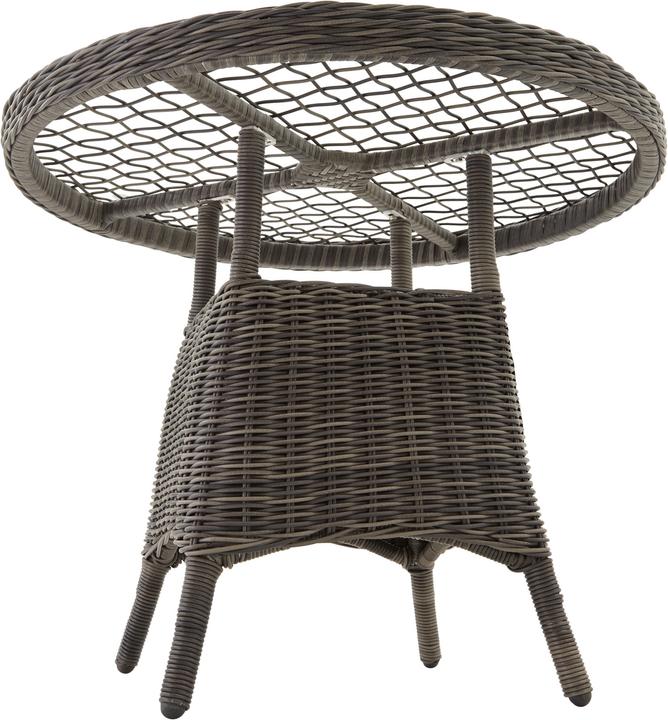 Produktbild tectake Rattan Sitzgruppe Zürich 4+1 (91 x 73.50 cm)