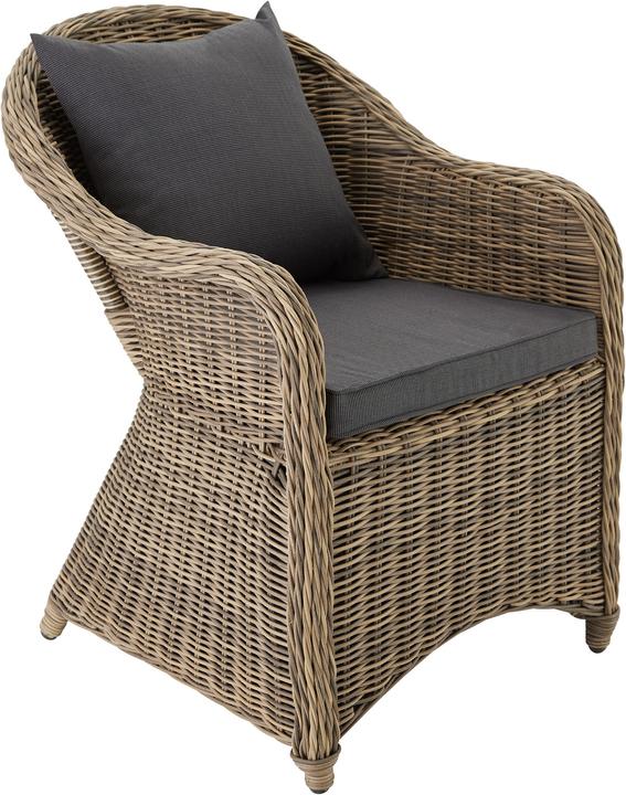 Produktbild tectake Aluminium Rattan Sitzgruppe Zürich 3+1