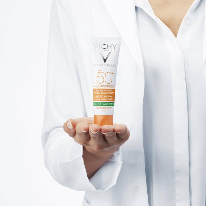 Actual product image Vichy Capital Soleil Mattifying (Suntan cream, SPF 50, 50 ml, 73 g)