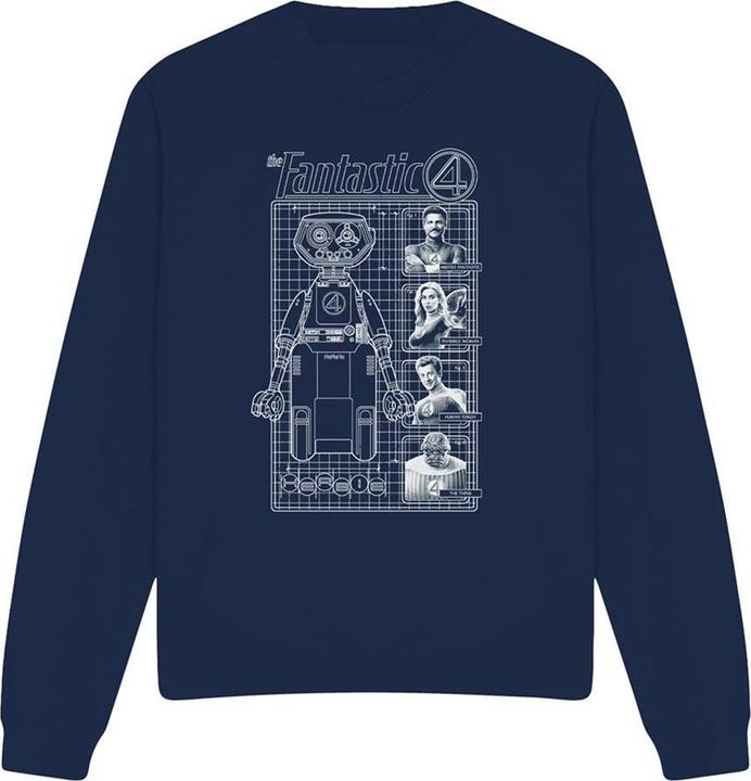 Produktbild Fantastic Four First Family And Herbie Sweatshirt (S)