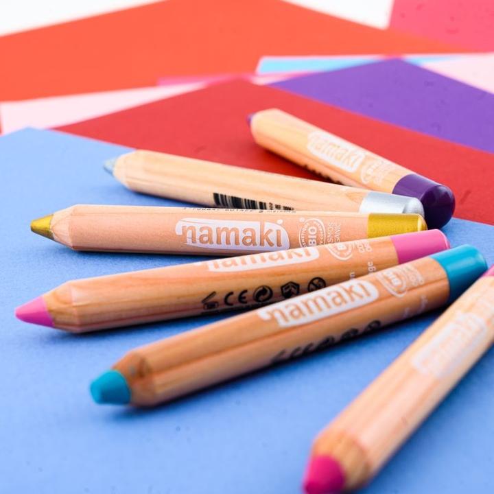 Image du produit Namaki Bio Schminkstifte 6 Farben verzauberte Welt