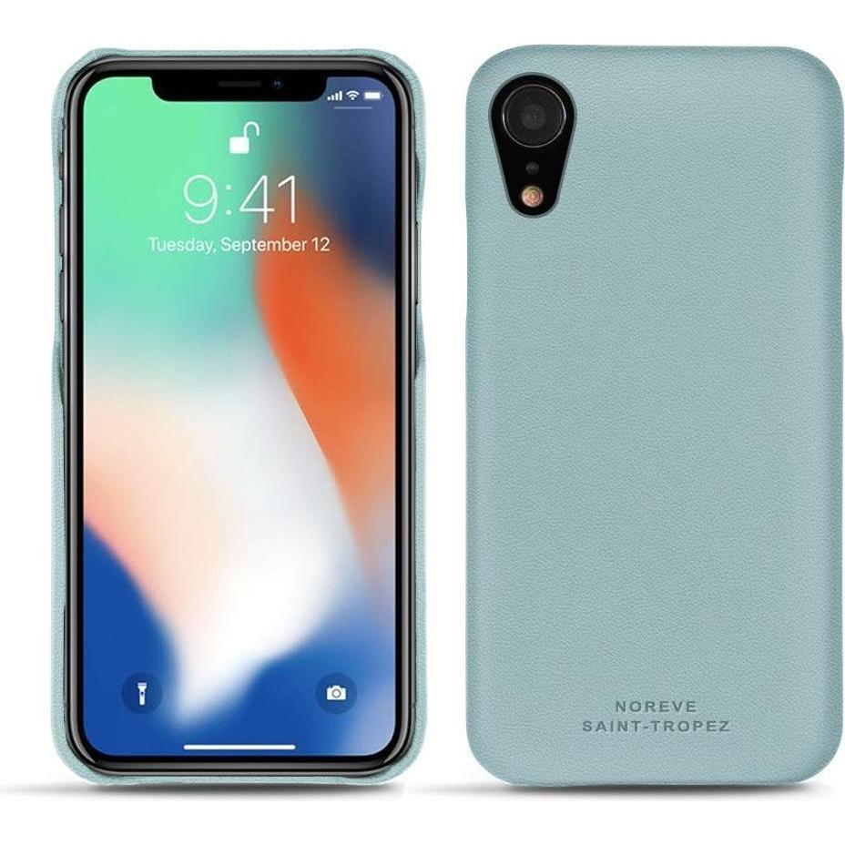 Noreve Lederschutzhülle (Apple iPhone XR), Smartphone Hülle, Blau