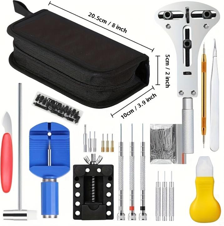 Produktbild PhoneLook Uhren Reparatur Werkzeug Set (147 Teile) Komplettes Uhrenmacher Kit