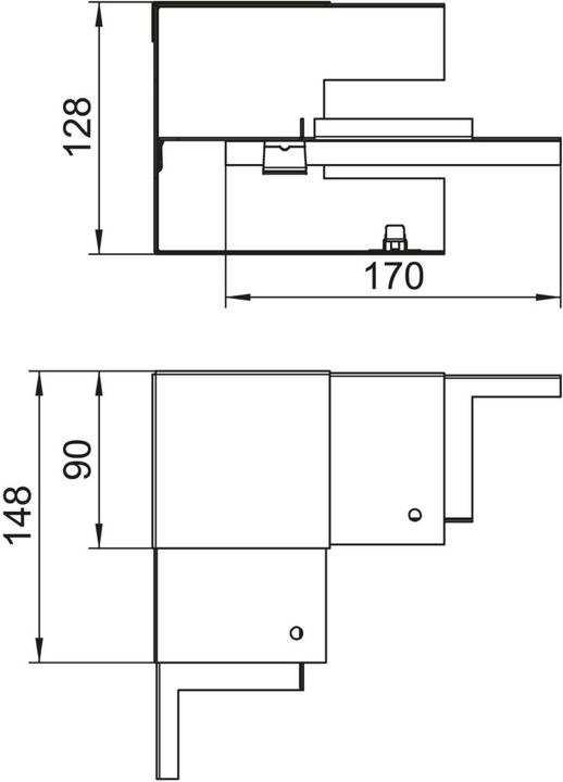 Image du produit OBO Bettermann OBO GS-SI90130RW Angle intérieur simplifié symétrique 90x130mm r (9 cm)