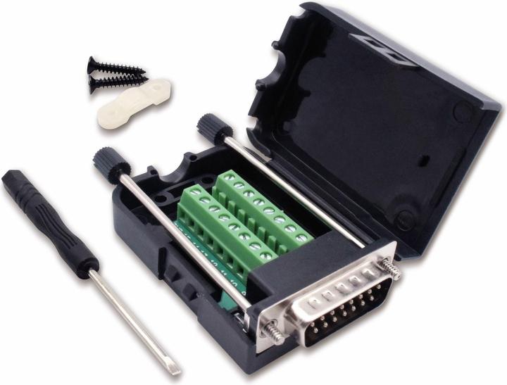 Produktbild Quadrios 2010C252 D-SUB Buchse Polzahl (num): 15 Schrauben 1 Set