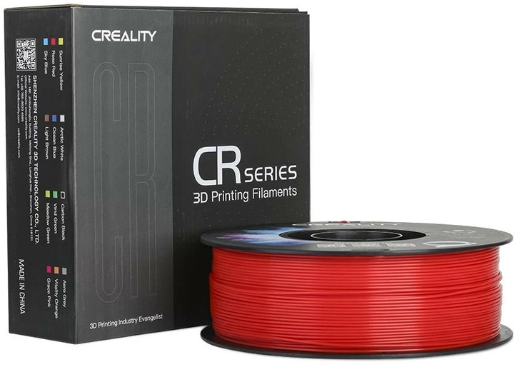 Produktbild Creality Filament ABS, Rot, 1.75 mm, 1 kg (ABS, 1.75 mm, 1000 g, Rot)