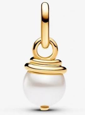 Produktbild Pandora ME Schlangen Perlmutt Mini Charm Anhänger (Vergoldet, Metall)