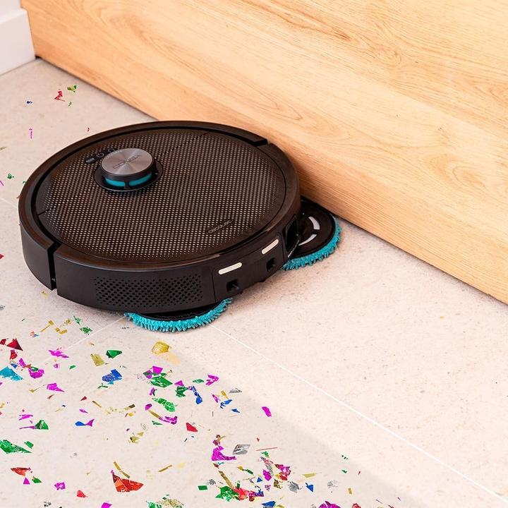 Produktbild Cecotec Robotervakuum mit Wischfunktion, 8000 Pa, App, Lasernavigation, automatische Basis mit Tanks (8000 Pa, Wischtuch)