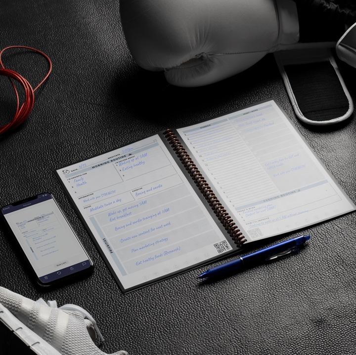 Actual product image Rocketbook Panda Planner (15.2 x 22.6 cm, Lined, Hardcover)