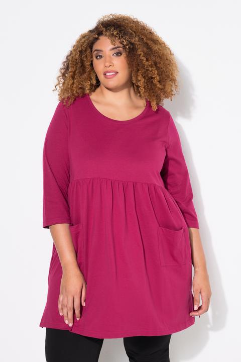 Actual product image Ulla Popken Empire Waist Patch Pocket Knit Tunic (46, 48)