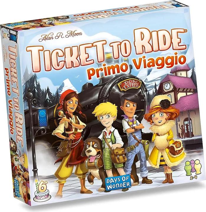 Produktbild Asmodée Ticket To Ride: First Journey (Europe) (Italienisch, 2 - 4 Spieler)