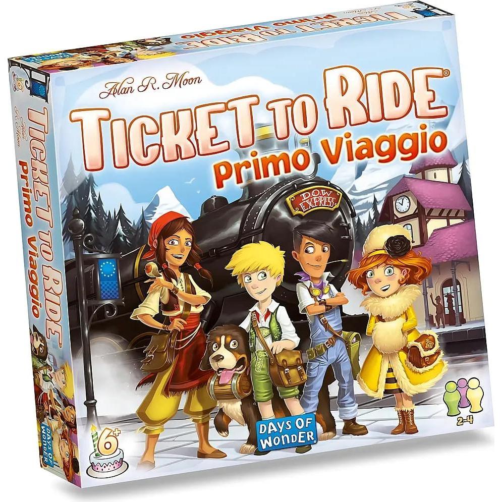 Asmodée Multicolore Ticket To Ride: First Journey (Europe) (Italiano, 2 - 4 Giocatori)