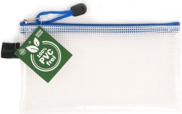 Image du produit Foldersys Sachet à fermeture éclair DIN long transparent/bleu 0,20 cm (DL, 1 x)