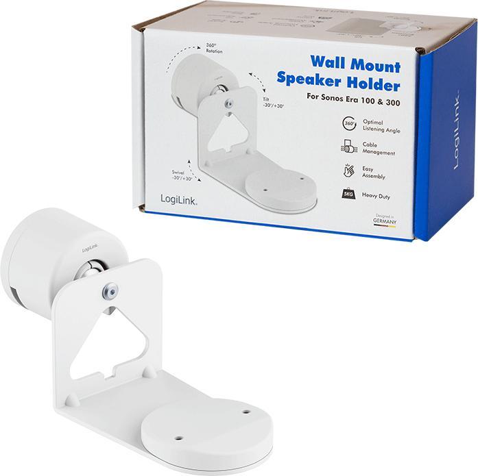 Actual product image LogiLink BP0207W (1 pcs., Wall installation, Rotatable, Tiltable)