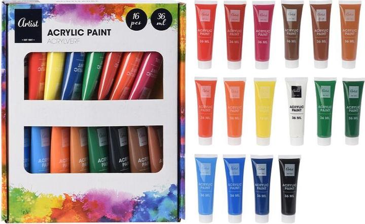 Produktbild Acrylfarbe (Multicolor, 576 ml)