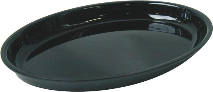 Actual product image Linum Oval bowl 42x28x3.5cm black