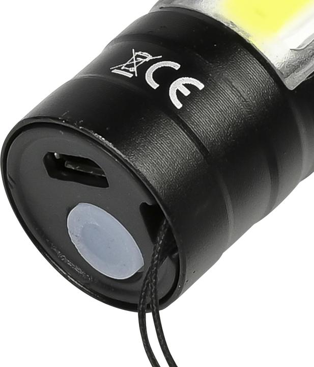 Actual product image ProPlus Flashlight tactical COB 2-in-1 rechargeable (10 cm, 70 lm)