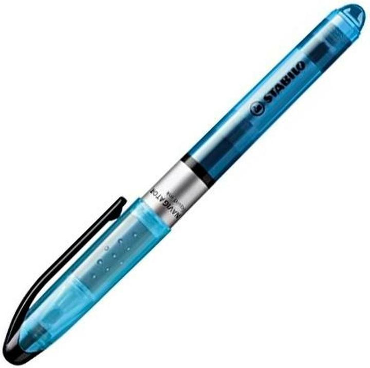 Produktbild STABILO Textmarker - NAVIGATOR - 10er Pack - blau (Blau, 5 mm, 10 x)