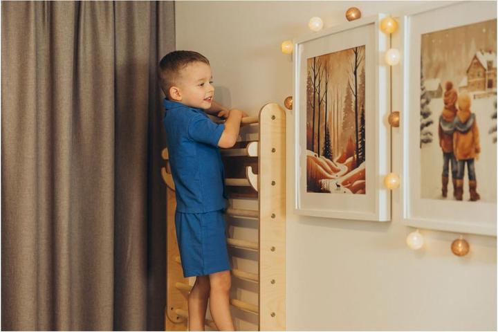 Actual product image Duck Woodworks Climbing triangle wall set