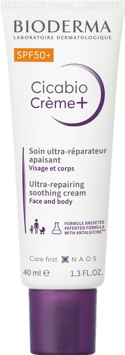 Image du produit Bioderma Crème Hydratante Solaire Cicabio Crème+ SPF50+ - 40 ml (Crème solaire, SPF 50, 40 ml)