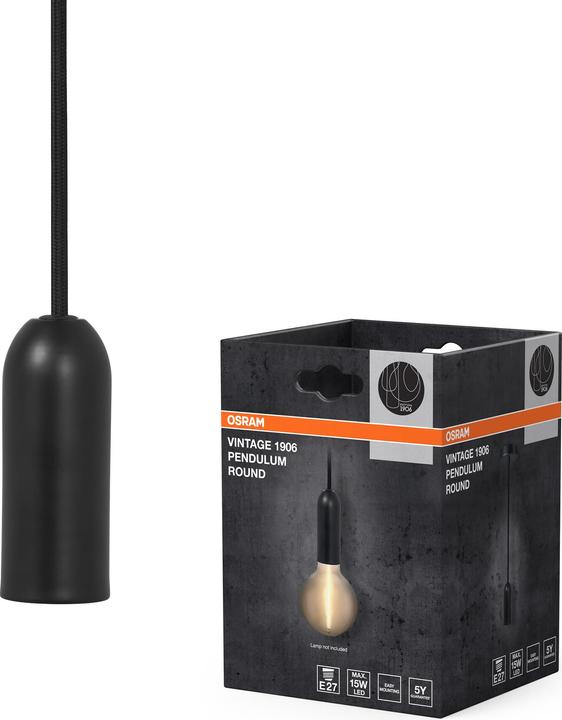 Produktbild Osram Vintage 1906 PenduLum Round Black (E27)