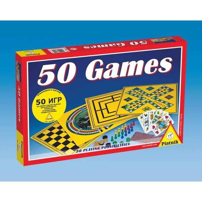 Piatnik Board game set 50 Games (Russisch, Estnisch)