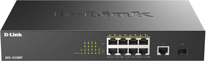 Productafbeelding D-Link 8 PORTS GIGABIT POE/POE+ 1 PORT (10 ports)
