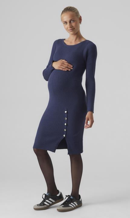 Produktbild Vero Moda Maternity Vmmaba Button Ls Boatneck Dress Ga Exc Kleid (XL)