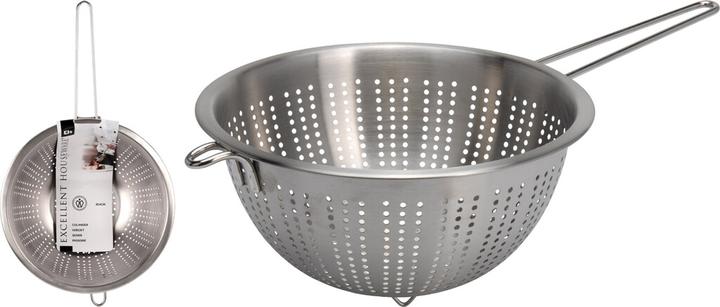 Koopman Stainless steel kitchen strainer with handle (24 cm)