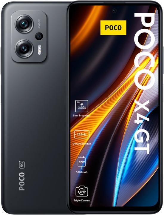 Actual product image Xiaomi Poco X4 GT (128 GB, Black, 6.60", Dual SIM, 5G)