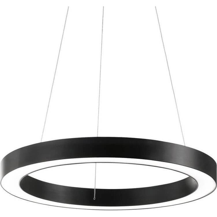 Thumbnail - Ideal lux, Pendelleuchte, ORACLE LED Pendelleuchte 28W ⌀500mm Schwarz warmweiss 222097 (2600 lm)