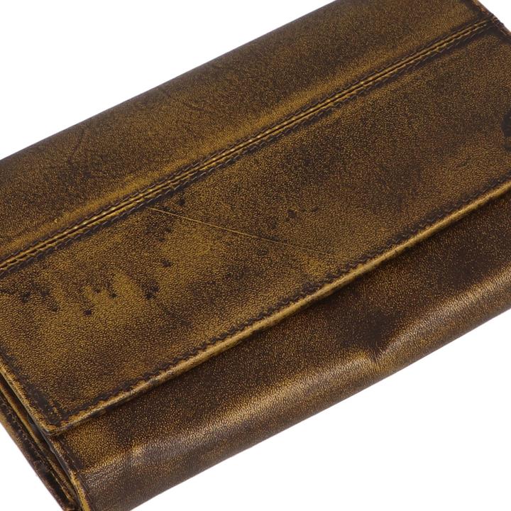 Actual product image Greenburry Destressed Geldbörse RFID Schutz Leder 13 cm