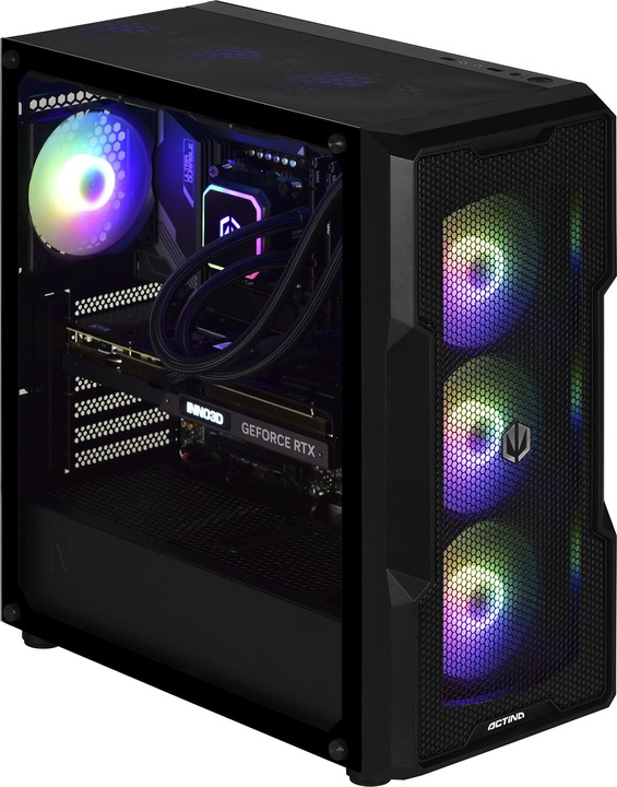 Produktbild Action Actina 5901443329121 PC i7-13700KF Midi Tower Intel® Core™ i7 32 GB DDR5-SDRAM 1000 GB SSD Schwarz (Intel Core i7-13700KF, 32 GB, 1000 GB, Radeon RX 7900 XTX)