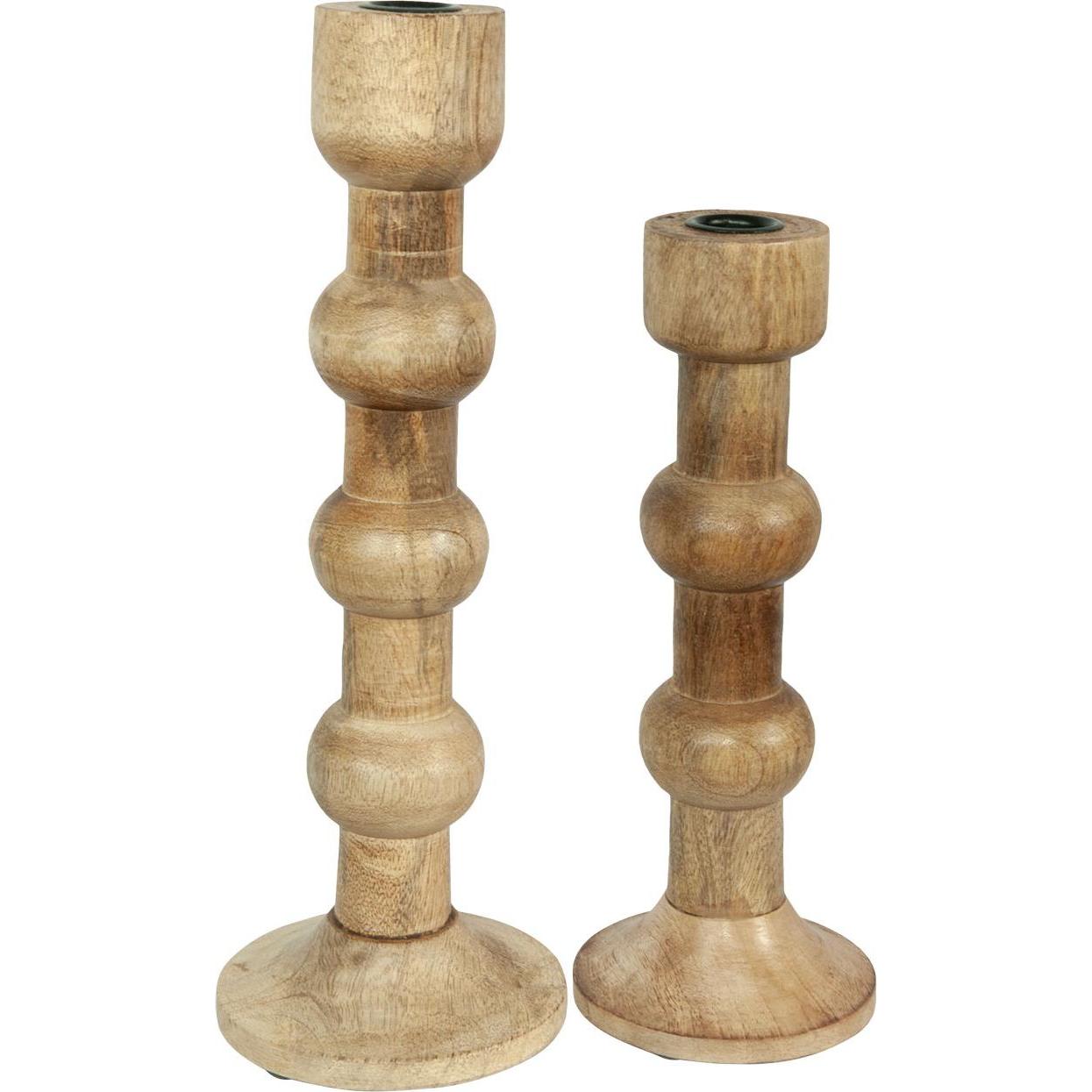 Boltze Home, Kerzenständer, Bubbles (10 x 10 x 26 cm, 12 x 12 x 34 cm)