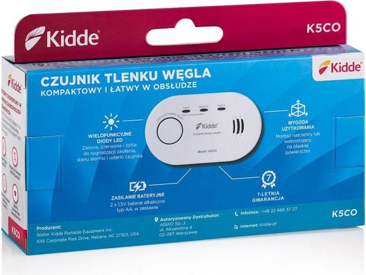Produktbild Kidde carbon monoxide detector K5CO